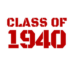 Obraz premium Classic of 1940 All original parts, 1940 birthday typography design