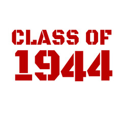 Classic of  1944 All original parts, 1944 birthday typography design