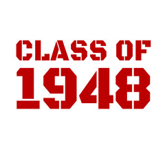 Classic of  1948 All original parts, 1948 birthday typography design