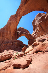 Fototapeta na wymiar Arches National Park - Double Arch (Utah - USA) 