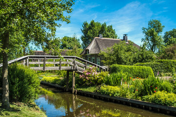 Fototapeta premium Giethoorn, Overijssel province, The Netherlands