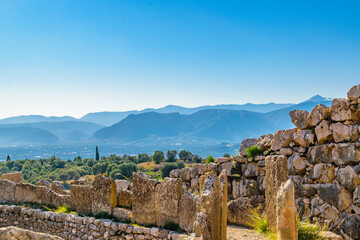 Fototapeta na wymiar Mycenae City, Peloponese, Greece