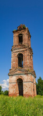 an old abandoned bell tower