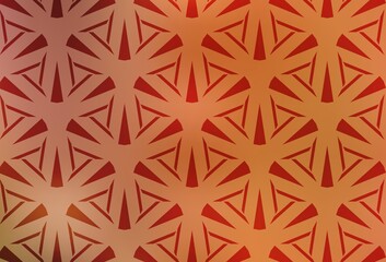 Light Orange vector pattern with polygonal style.