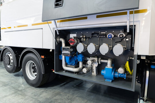 Equipment For Pumping Fuel On A Fuel Tanker Truck