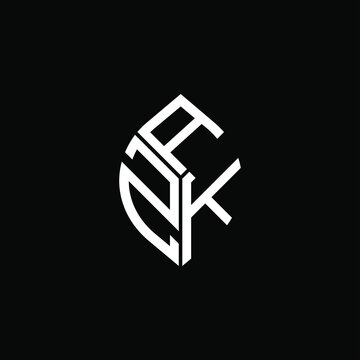 AZK letter logo creative design. AZK unique design
