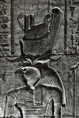 Ekfou Temple Egypt hiéroglyphes