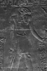 Ekfou Temple Egypt hiéroglyphes