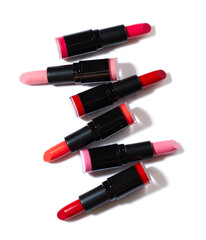 Fototapeta premium Lipsticks isolated on white background