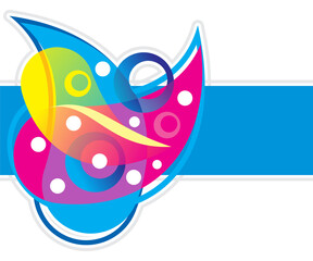 abstract artistic creative colorful floral