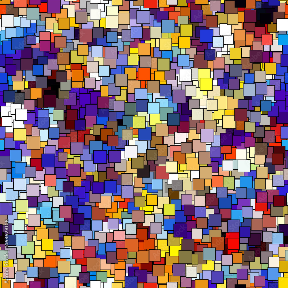 Aufkleber Geometric abstract pattern in low poly style.