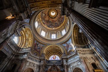 Obraz premium Chiesa di sant'agnese in agone, situata in piazza navona, roma