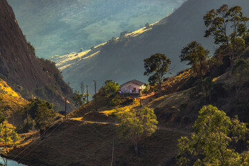 Fototapeta premium landscape in the mountains