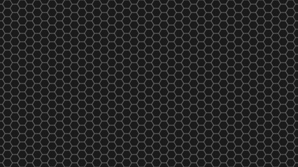 Black background with seamless pattern line hexagon design. Vector illustration. Eps10
