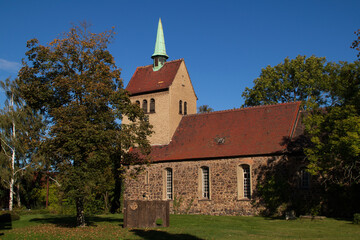 Eine alte evangelische Kirche