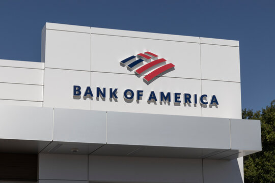 Bank of America investment bank and loan Branch. Bank of America is also known as BofA or BAC.