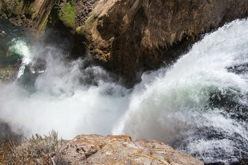 The Upper Falls, Yellowstone National Park, Wyoming, USA