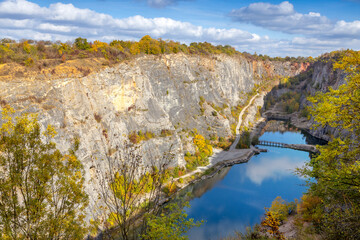 Great America (Velká Amerika) quarry, Czech Karst, Central Bohemian region, Czech republic