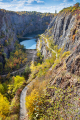 Great America (Velká Amerika) quarry, Czech Karst, Central Bohemian region, Czech republic