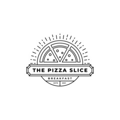 The pizza slice logo