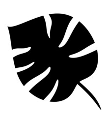 Abstract leafs on the white background. Vector