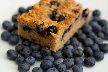 Dinkel Blaubeer Kuchen