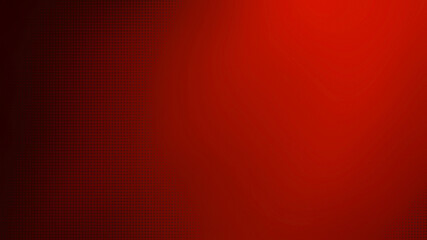 black gradation half tone pattern on red gradient background. abstract red graphic background with dark color from corners of image. empty cosmic background. blurred dark red sky.