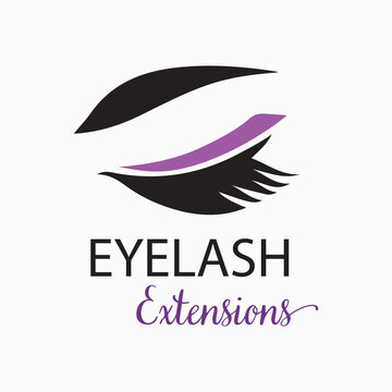 Vector logo of the beauty and eyelash studio