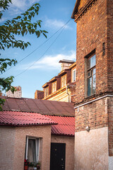 Old courtyards of brick houses
