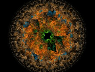 Imaginatory fractal abstract background Image