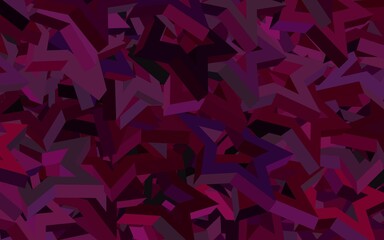 Dark Pink vector pattern with christmas stars.