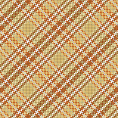 Seamless checkered pattern background. fabric texture. Vector.