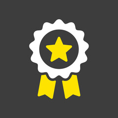 Ribbon award best seller icon