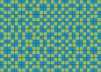 Abstract Geometric Pattern generative computational art illustration