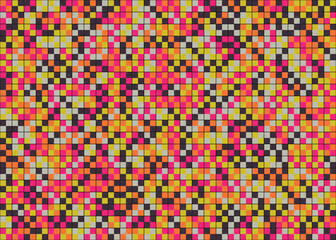 Fototapeta premium Abstract Geometric Pattern generative computational art illustration