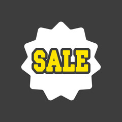 Sale tag icon. E-commerce sign