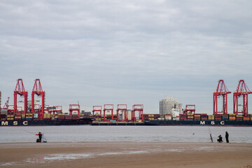 Peel port Liverpool container port