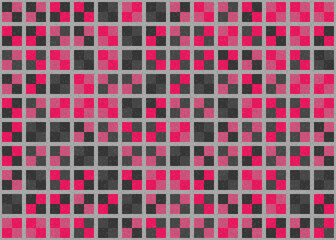 Fototapeta premium Abstract Geometric Pattern generative computational art illustration