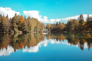 lake in the mountains