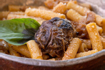 Pietanze di cibo napoletano