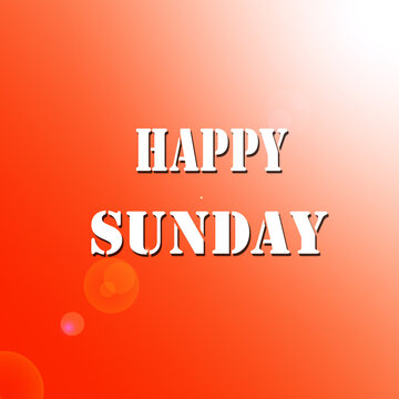 Happy sunday