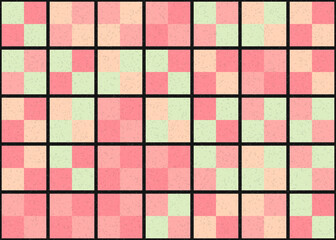 Abstract Geometric Pattern generative computational art illustration