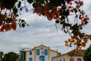 Detalhe da Igreja de São Francisco de Paula na Cidade de Goiás.