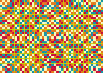 Abstract Geometric Pattern generative computational art illustration