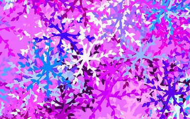 Fototapeta na wymiar Light Pink, Blue vector backdrop with memphis shapes.