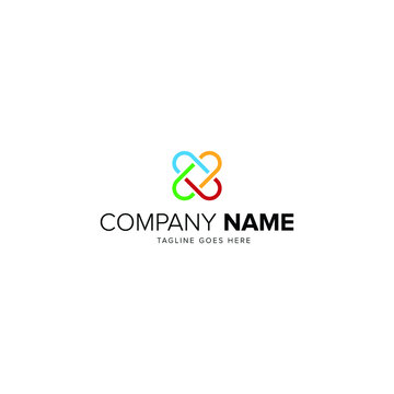Abstract Youth Foundation Logo Design Idea