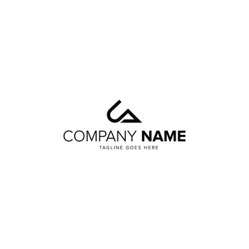 Initial letter A logo vector design template
