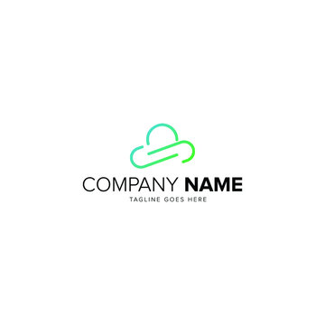 Modern Pixel Cloud logo designs concept vector, Cloud Tech logo template, Technology logo symbol icon template
