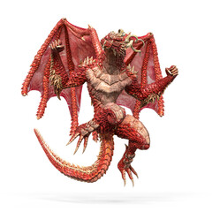 dragon king is floating