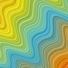 Abstract waves background. Attractive background in bright contrast colors. EPS10 Vector.